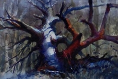 THE OLD TREE #2 - 22 X 29 - WATERCOLOR - $300