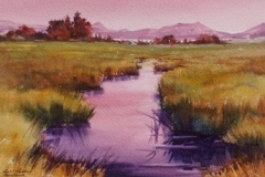 WESTERN TROUT STREAM - 22 X 29 - WATERCOLOR - $600