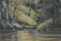 IN THE COVE - 16 X 12 - WATERCOLOR - $300