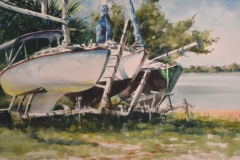 LONG BOAT KEY - 22 X 29 - WATERCOLOR - $500