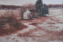 TOPPER LANE NEW VIEW - 26 X 32 - WATERCOLOR - $400